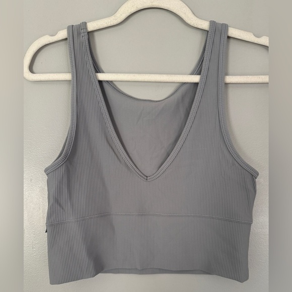Lululemon Prower Pivot Light Purple Ribbed Tank Top - Picture 3 of 5